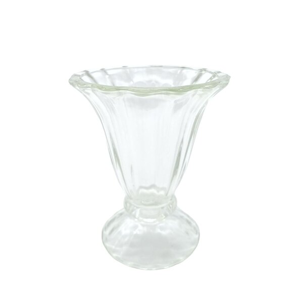 Vintage Clear Glass Ice Cream Sundae & Dessert Cups, Mix and Match Lot of 7 - Picture 8 of 8